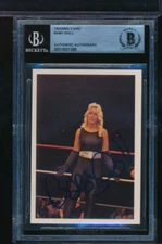 1988 Wonderama NWA Baby Doll #245 signed auto autograph BAS BECKETT