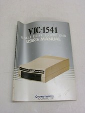 VINTAGE COMMODORE SINGLE DRIVE FLOPPY DISK USER'S MANUAL, VIC-1541