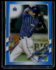 2021 Topps Chrome NPB #39 Keita Sano Blue Refractor #/150