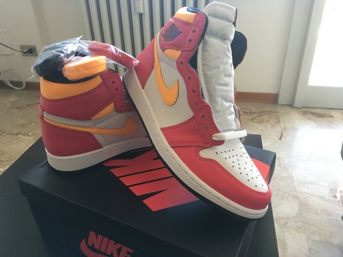 Jordan 1 Retro High OG Light Fusion Red US 9, EUR 42.5 | eBay
