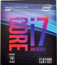 Intel Core i7-8700K 3.7 GHz 6-Core 12M cache LGA 1151 Processor BX80684I78700K