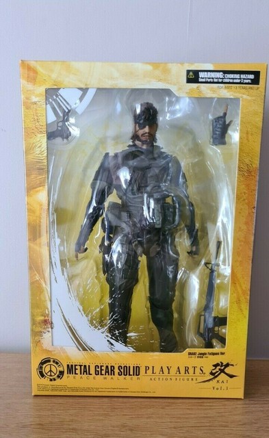 Square Enix Metal Gear Solid Peace Walker Play Arts Kai Vol 3 Action Figure Snake Jungle Fatigues Version 26 For Sale Ebay