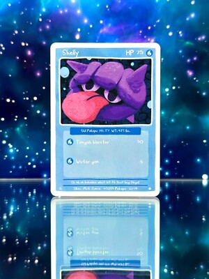 Pokepu S1, 1st Ed. - Shelly (Shellder) - Pokemon Fan Art & Derpy Parody  Card | eBay