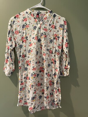 Divided by H&M Women White Long Sleeve Blouse Size Large
