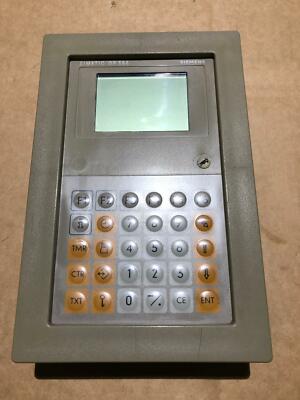 Siemens Simatic OP 396 6ES5 396-0UA11 Panel 6ES5396-0UA11 