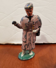 Vintage Barclay Lead Figure 618 Elderly Woman, Train Layouts, etc. paint loss