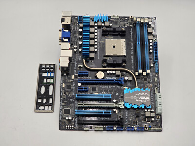 ASUS F2A85-V PRO ATX Motherboard   FM2, DDR3, USB 3.0   Tested + I/O SHIELD