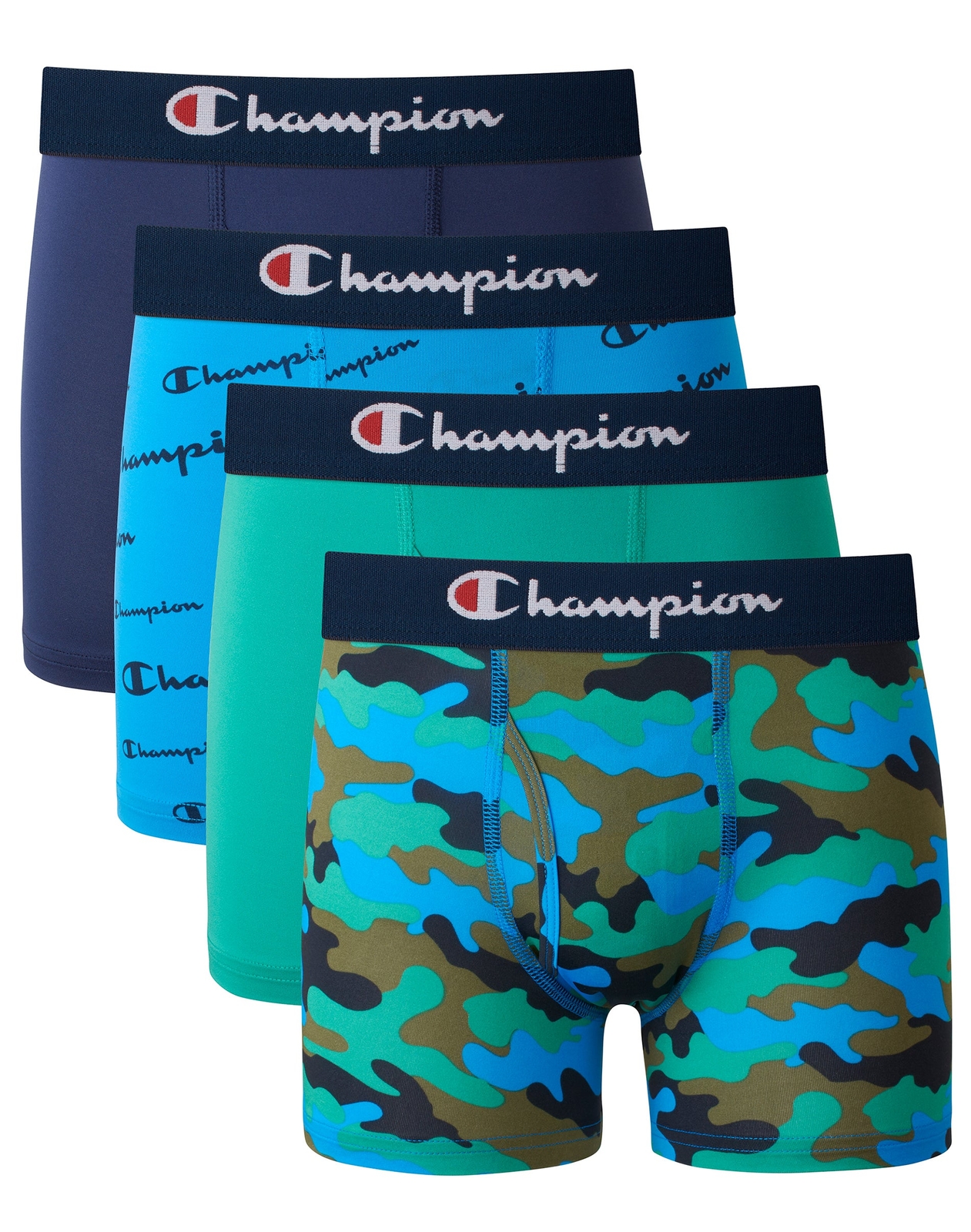 Champion Boys Boxer Brief 4 Pack Everyday Active Underwear Moisture-Wicking  S-XL – Laselva MMA