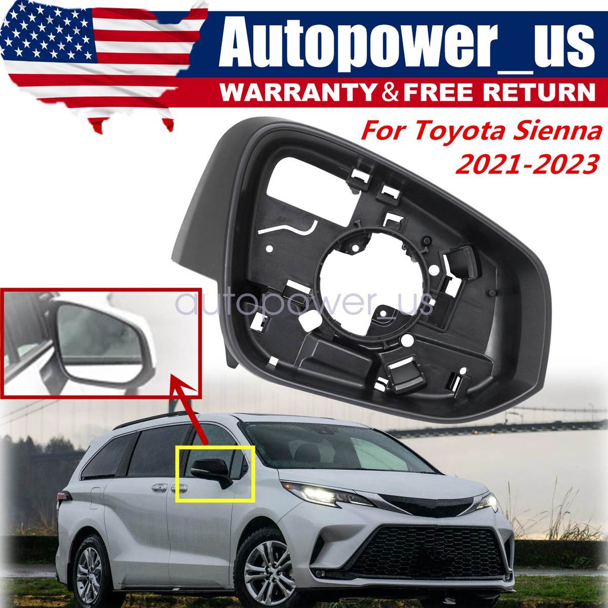 Toyota Sienna Side Mirror Replacementnull