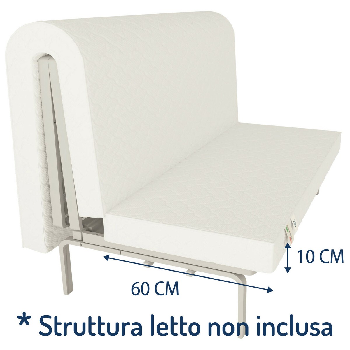 Materasso Per Divano Letto 160x190 Baldiflex Emporio Materasso Per