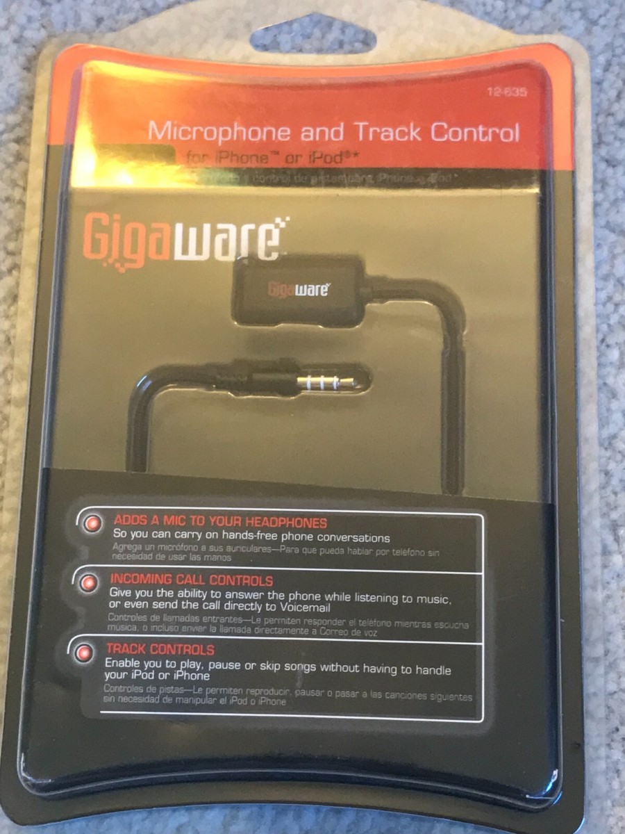 Gigaware Microphone/Call Control/Track Control for iPhone/iPod #12 