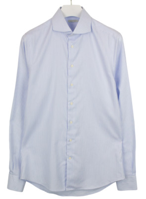 Suitsupply Try On Extra Slim Fit Hemd Herren Knopfleiste 40L / 15 3/4L