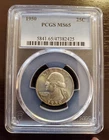 1950-P PCGS MS65 Washington Quarter 90% Silver