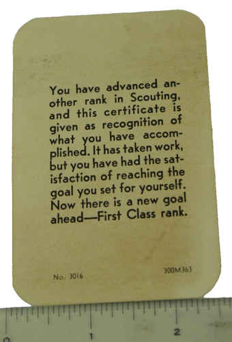 Carta d'identità scout vintage boa seconda classe consiglio longhorn anni 60 1964 - Foto 4 di 6