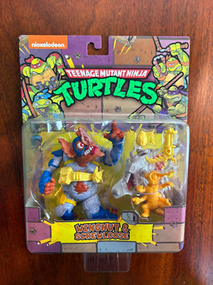 TMNT RE-ISSUE WINGNUT & SCREWLOOSE ACTION FIGURE SEALED RETRO Mutant Ninja NEW