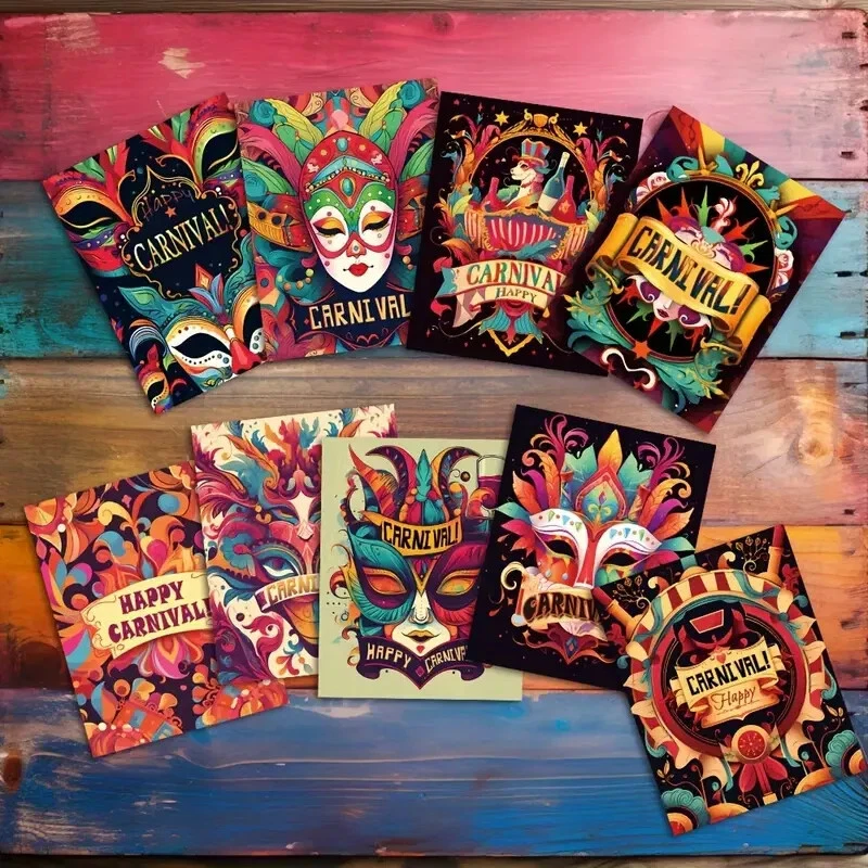 9 ETIQUETAS ADHESIVAS PARA BOTELLAS DE CERVEZA DE VINO MARDI GRAS DECORACIÓN DE MESA DE FIESTA REFRESCO Foto 2 de 3