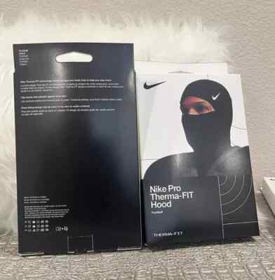 Nike Pro Therma-Fit Hyperwarm Hood Ski Mask Black - SHIPS SAME DAY