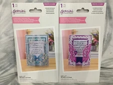 Crafter's Companion Gemini DoubleSided Gatefold Dies Bundle 763622 New C86