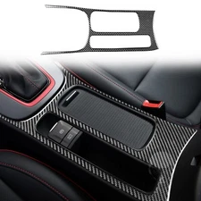 For Hyundai Kona N 18-23 Real Carbon Fiber Console Water Cup Holder Panel Cover