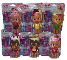 "Muñecas Cry Babies Magic Tears 5"" Frozen Frutti Series JUEGO COMPLETO DE 6 RARAS ELLA"
