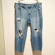 Old Navy OG Straight Jeans Distressed Plus Size 20