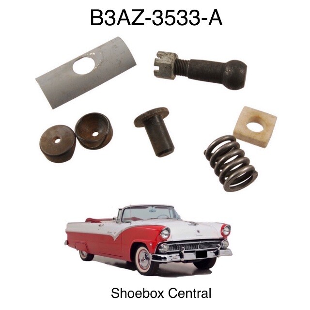1955 1956 Ford Draglink Center Link Ball Stud Repair Kit with Power