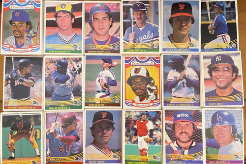 Omar Moreno #637 1984 Donruss card