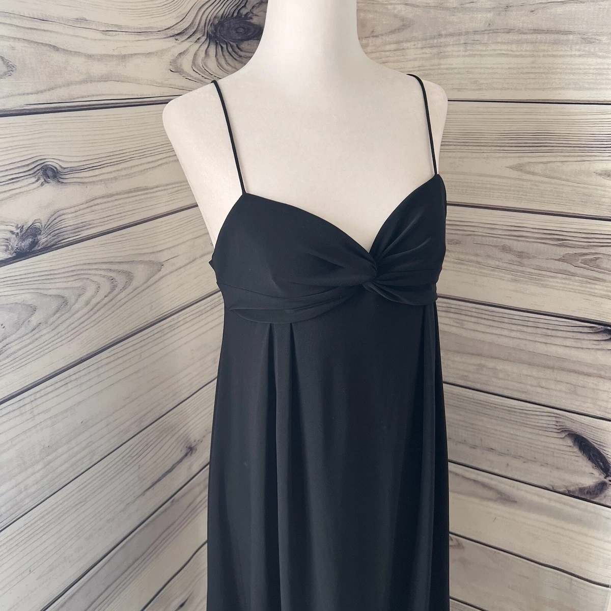 90s black deals spaghetti strap dress