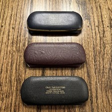 Vintage Antique Eyeglasses Case Lot 3 Rare