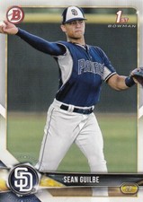 Lot of (100) 2018 Bowman Draft SEAN GUILBE 1st Rookie Card #BD-144 Padres