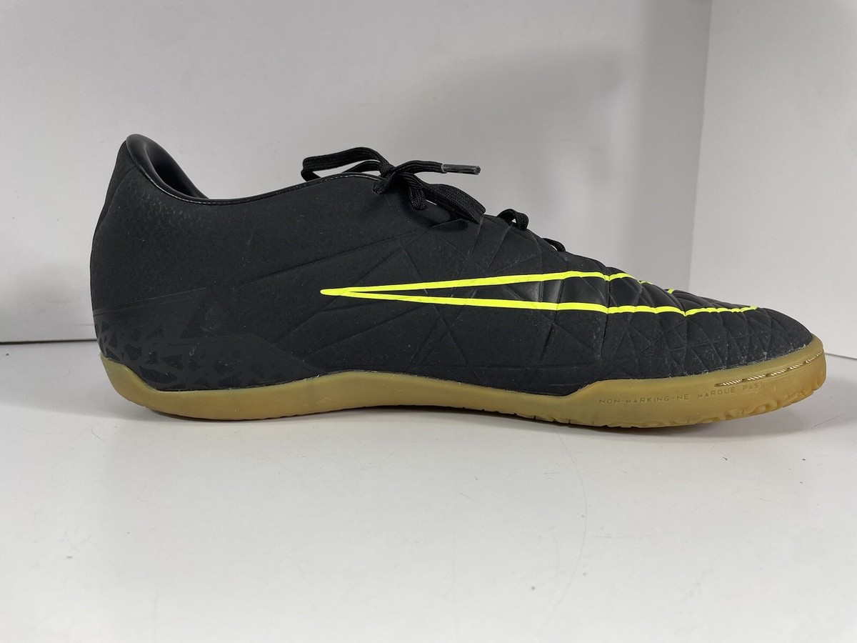 Nike Hypervenom Phelon II IC Black Volt Soccer Shoe 749898