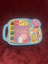 VTech Peppa Pig Learn and Discover Book Electronic Talking Light Up Toy