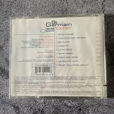 Tourist by St. Germain (CD, Oct-2000, Blue Note (Label)) New