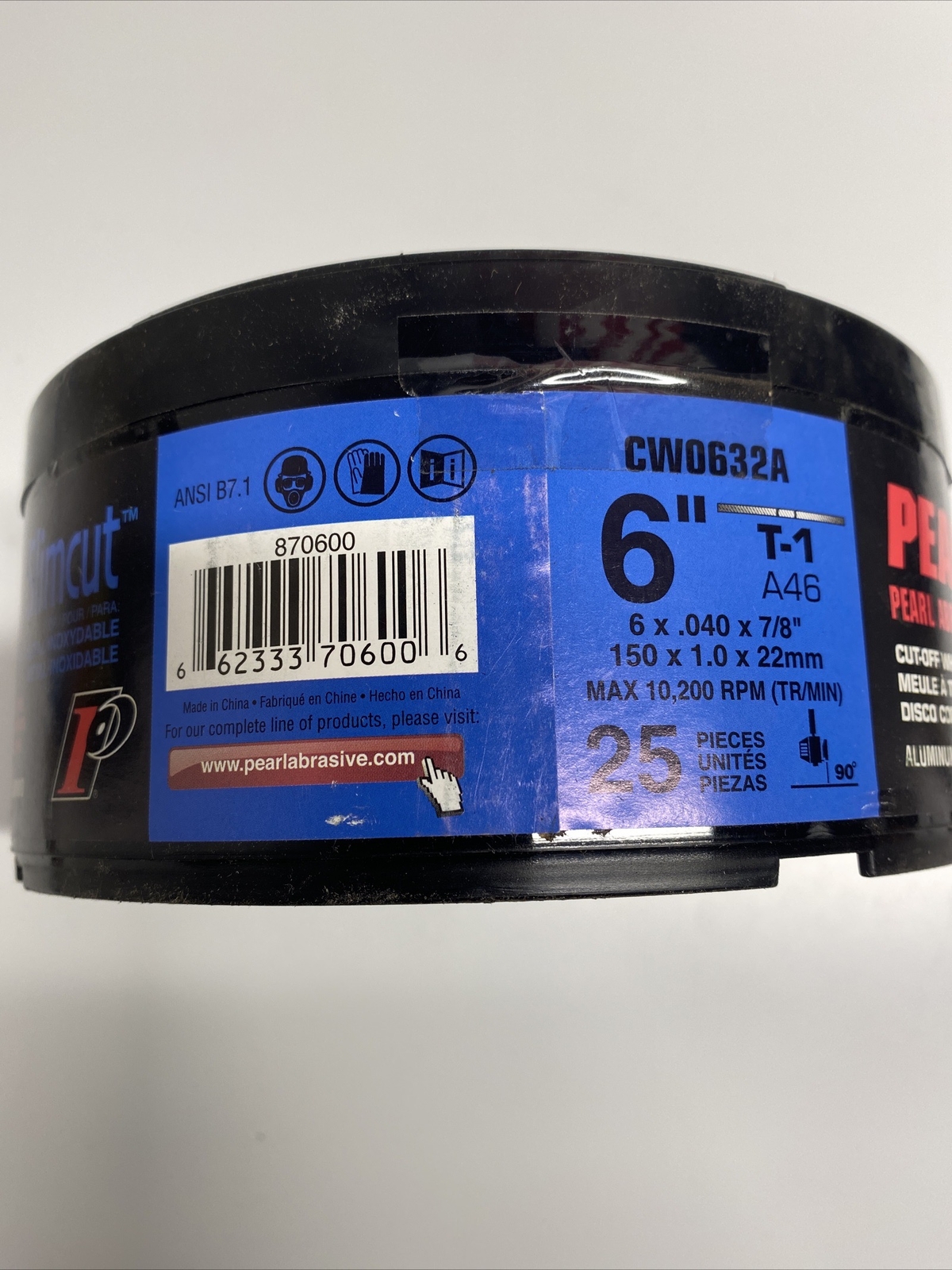 Pearl Abrasive Cutoff wheel 6 Inch eBay