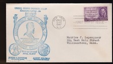 JOSEPH PULITZER #946 US FIRST DAY COVER 1947, GOLDMAN CACHET FDC