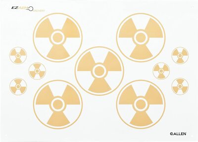 Allen Company Nuclear Archery Bullseye Paper Target - Waterproof With Hanging Pins, 17.75x24.75