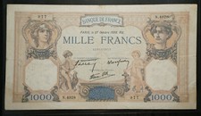 Frankreich, 1000 Francs  1938                (Art.20133)