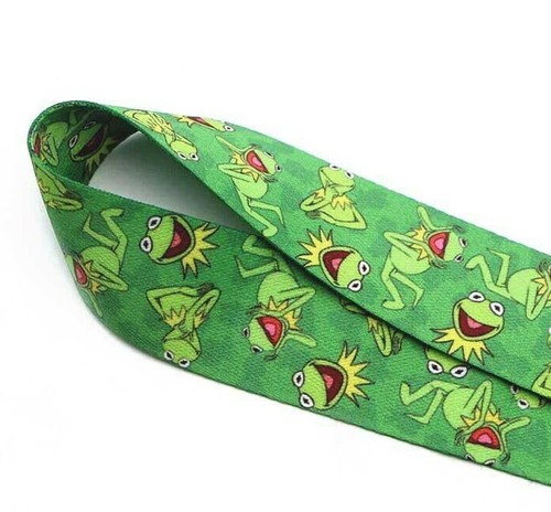 FROG Schlüsselbänder ~ KERMIT Muppet grün froggy ~ Ausweis USB Schlüsselanhänger Umhängegurt - Bild 6 von 12