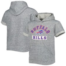 Buffalo Bills NFL Team Apparel Youth Sleeveless Terry Hoodie