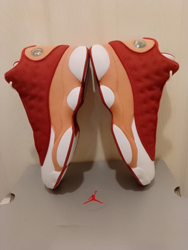 AIR JORDAN 13 RETRO MENS UK 9 DUNE RED BASKETBALL BOOTS BRAND NEW IN BOX - Picture 6 of 9