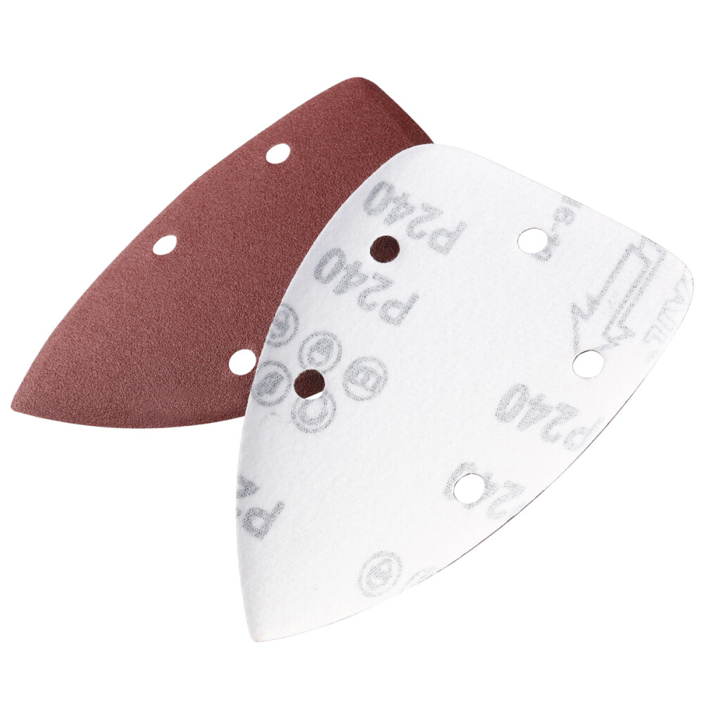 Detail Palm Sander Sandpaper Sanding Mouse Pads Triangle Discs Sheets eBay