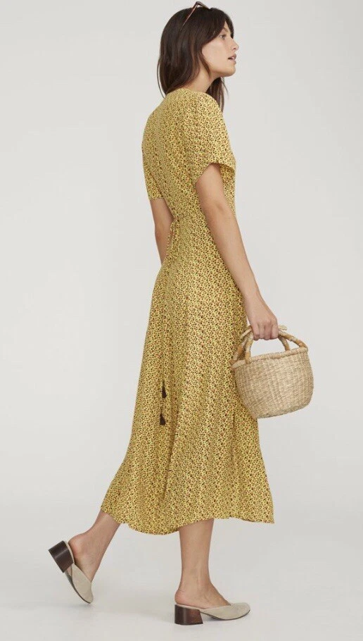 Faithfull the brand sales leila wrap dress