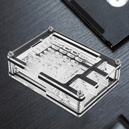 Acrylic Case Protective Case Fit for Raspberry Pi 5 4GB/8GB (Just Case) - Photo 2/12