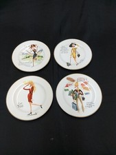 4 The SAKURA TABLE GLAMOUR GIRLS PLATES