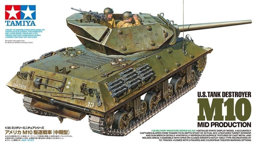 Tamiya 35350 1/35 US M10 Mid Production