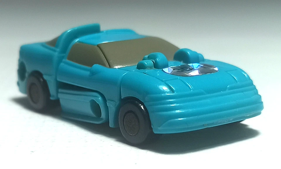 HASBRO VTG 1989 TRANSFORMERS G1 MICROMASTERS SPORTS CAR PATROL HYPERDRIVE ROBOT - Image 4 of 4