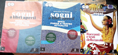 SOGNI A LIBRI APERTI (IN 3 TOMI) - D. CERRITO R. MESSINEO - LE MONNIER SCUOLA