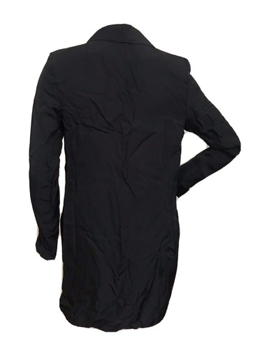 H&M BLACK COAT JACKET BLAZER MINI FORMAL PARTY DRESS UK 8 EU 34 US 4 SMALL NEW - Picture 12 of 12