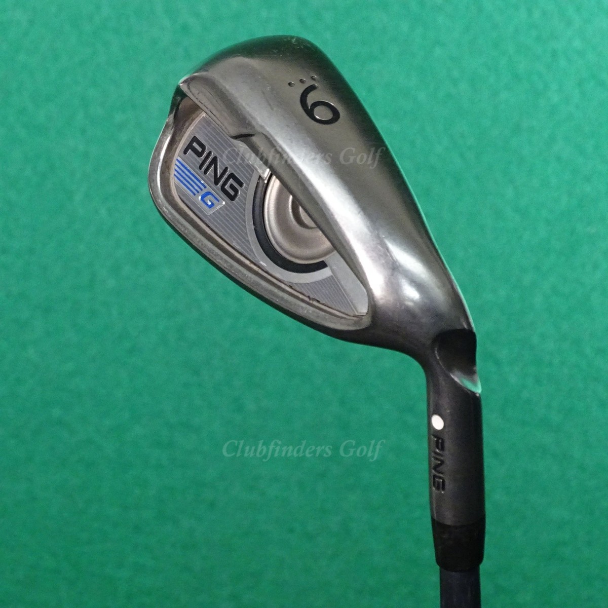 Ping G Series White Dot Single 9 Iron CFS 65 Graphite Soft Ping G Series White Dot Single 9 Iron CFS 65 Graphite Soft