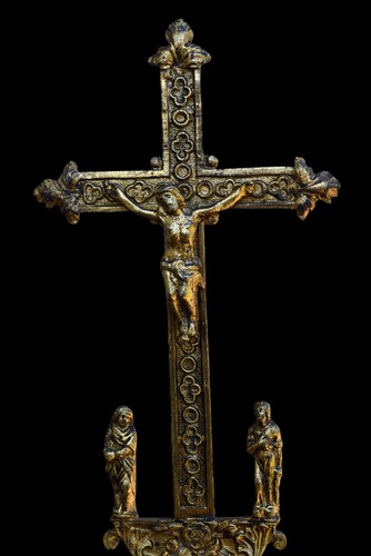 ⭐ antique religious cross ,crucifix bronze, ⭐ - Picture 2 of 9